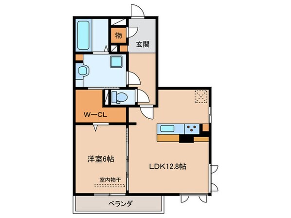 カーサエスペランサⅡの物件間取画像